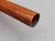 Capa superficial del polvo 6061 T6 del grano del tubo de la electroforesis antioxidante de aluminio de madera del tubo