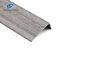La pared recta de aluminio de Angel Alloy Profiles Powder Coating arregla altura de madera del grano el 1cm