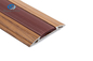 Borde anti de aluminio que sospecha, escalera de madera de la escalera del resbalón del ODM del grano que sospecha para la alfombra